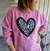 Buzo Oversized Wash (XL) LOVE PINK en internet