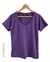 Remera V Basic Violeta Essencial PREMIUM (4 TALLES)