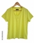 Outlet Remera V Basic LIME Essencial M/L