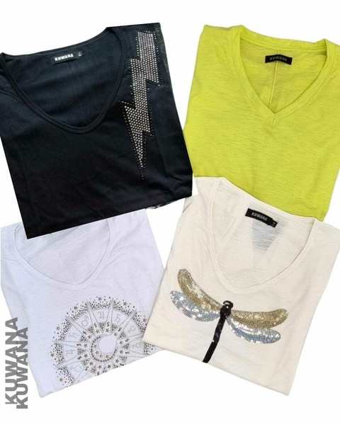 PACK X4 Remeras ( S al XL) LIME thunder