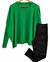 COMBO Sweater Bremer Bennet+ Pantalon NATACHA Elastizado Black ( 38 al 50)