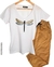 SET CAMEL Babucha JOGGER + Remera Libelula BLANCA (40 al 50)