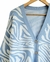 Cardigan Jackard Azebrado SKY (M /L) - comprar online