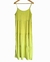 OUTLET SIN CAMBIO Vestido LINO Bretel Lime M/L