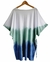 Vestido Oversize V c Lazo (XXL) Tricolor Verde - tienda online