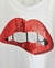 Remera V White PREMIUM Red Lips Shine [4 talles] en internet