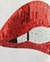 Remera V White PREMIUM Red Lips Shine [4 talles] - Kuwana Shop