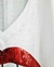 Remera V Oversize (XL) RED LIPS SHINE - comprar online