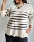 Sweater BREMER Emily RAYADO WHITE (L/XL)