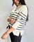 Sweater BREMER Emily RAYADO WHITE (L/XL) - Kuwana Shop