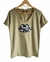 Remera V LIPS STARS FLAME Premium GREEN (M al XL)