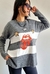 Sweater Angora Stone Shine (XL) Grey - Kuwana Shop