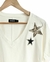 Remera V Oversize (XL) STAR SHINE White - comprar online