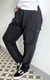 Pantalon CARGO AMPLIO BLACK ( 44 al 52) - comprar online