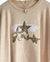 SET Maxi Sweater STARS GOLD NUDE+ Babucha WAFLE PRINT (36 al 44) - tienda online