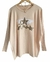 Sweater BREMER Oversized STARS GOLD NUDE (XL/XXL) - comprar online