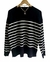 MAXI Sweater BREMER Largo RAYAS BLACK (XL/XXL)