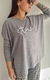 Sweater BREMER Oversized STARS (XL/XXL) GREY - comprar online