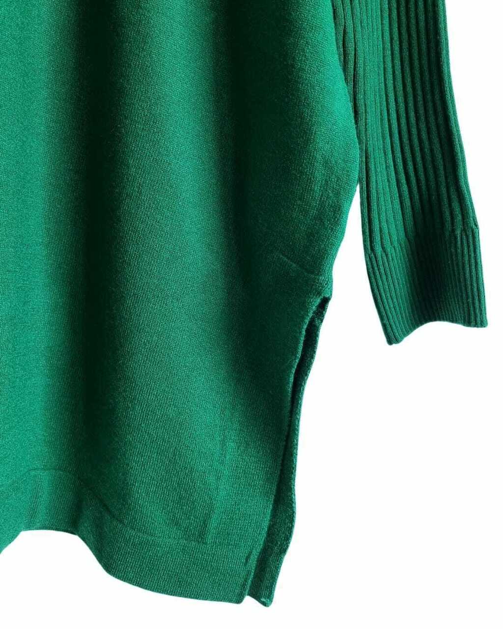 MAXI Sweater BREMER Largo VERDE INGLES XL XXL
