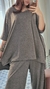 Remerón Vestido Juliette OVERSIZED (XXL) GREY SOLID - tienda online