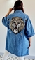 Camisaco Largo Denim OVER TIGER FEAR (L al XXL)