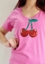 Remera V CHERRY PINK (SM) en internet