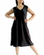 Vestido AMPLIO Largo TOTAL BLACK SHINE (XXL) - Kuwana Shop