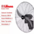 Ventilador de pared Liliana VWI32 negro con 2 palas color plata de metal, 32" de diámetro 220 V - comprar online