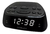 Radioreloj despertador noblex rj960 am/fm con memoria color negro - comprar online