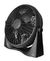 Ventilador de pared y de piso Indelplas IV16 turbo negro con 5 palas de plástico, 16" de diámetro 220 V