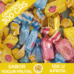 Caramelos Masticables Surtido Yogur Frutal! 300 grs GRANJERO