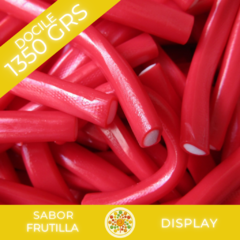 DISPLAY GOMITAS STICK FRUTILLA x 1350 GRS!