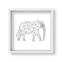 Cuadro Origami Elephant - tienda online