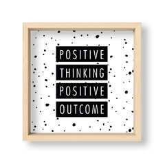 Cuadro Positive Thinking - El Nido - Tienda de Objetos