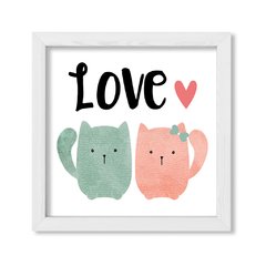 Cuadro Love Cats - comprar online