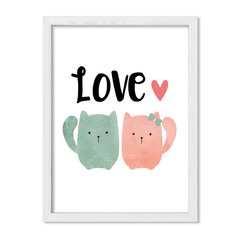 Cuadro Love Cats - comprar online