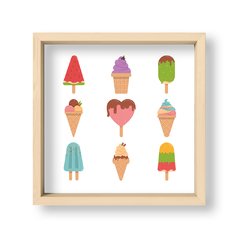 Cuadro Ice Creams - El Nido - Tienda de Objetos