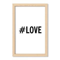Cuadro Hashtag Love