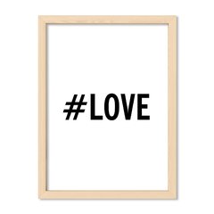Cuadro Hashtag Love