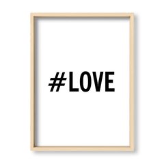 Cuadro Hashtag Love - El Nido - Tienda de Objetos