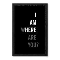 Cuadro I am here en internet