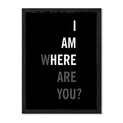 Cuadro I am here en internet