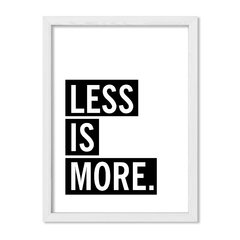 Cuadro Less is more - comprar online