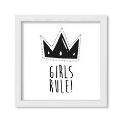 Cuadro Girls Rule - comprar online