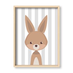 Cuadro Conejo a rayas - El Nido - Tienda de Objetos