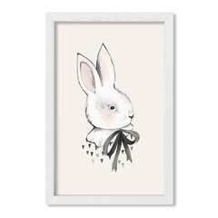 Cuadro Conejo en grises - comprar online