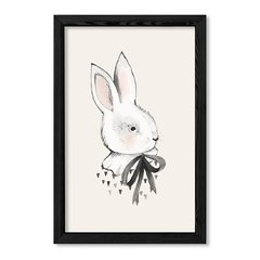 Cuadro Conejo en grises en internet