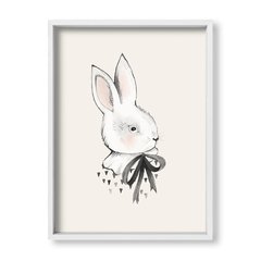 Cuadro Conejo en grises - tienda online