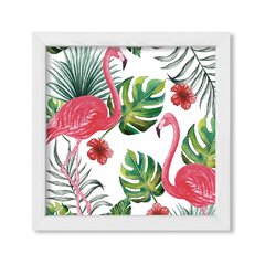 Cuadro Selva de flamingos - comprar online