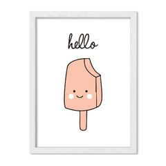 Cuadro Hello icecream pink - comprar online